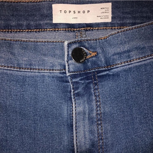 SOLD Topshop Bleach Wash Joni Skinny Jeans - Picture 1 of 4